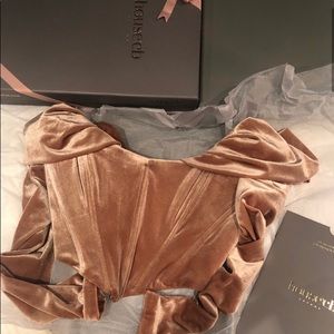 House of CB - Holly Velvet Corset